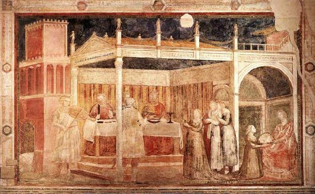 Feast of Herod, GIOTTO di Bondone